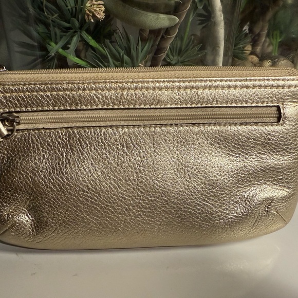 Coach tag on it Gold Leather Crossbody Bag - Picture 2 of 3